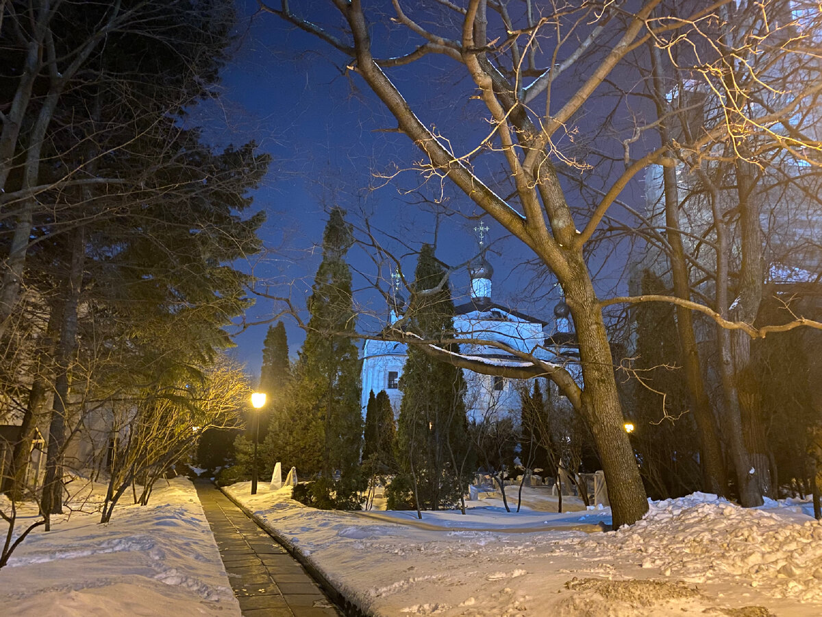 Фото автора : Новоспасский мужской монастырь, Москва, Россия, 17 февраля 2023 года.