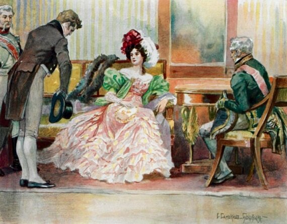 Е. П. Самокиш-Судковская (1862 - 1924). Иллюстрации к "Евгению Онегину". 