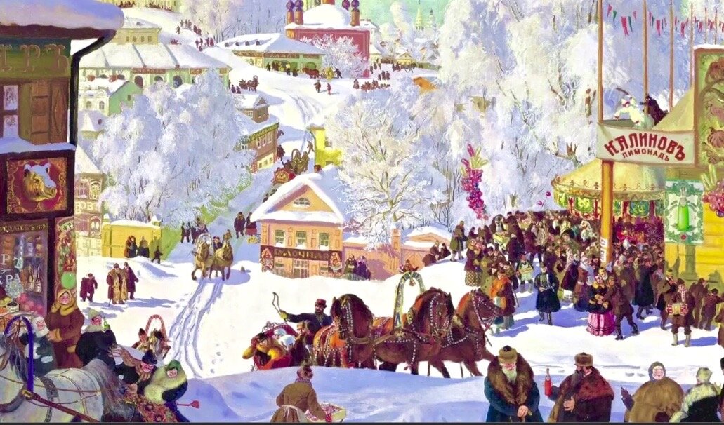 Кто автор картины масленица