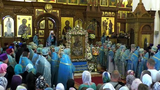 Video herunterladen: День Святогорской иконы Божией Матери в Святогорской Лавре 30.07.2022 г.