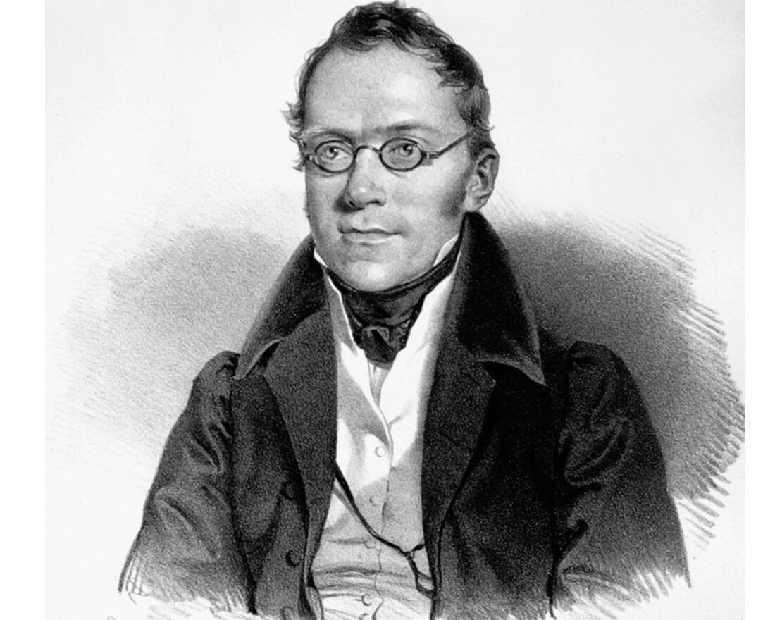 1 Carl Czerny, Lithographie von Josef Kriehuber, 1833
