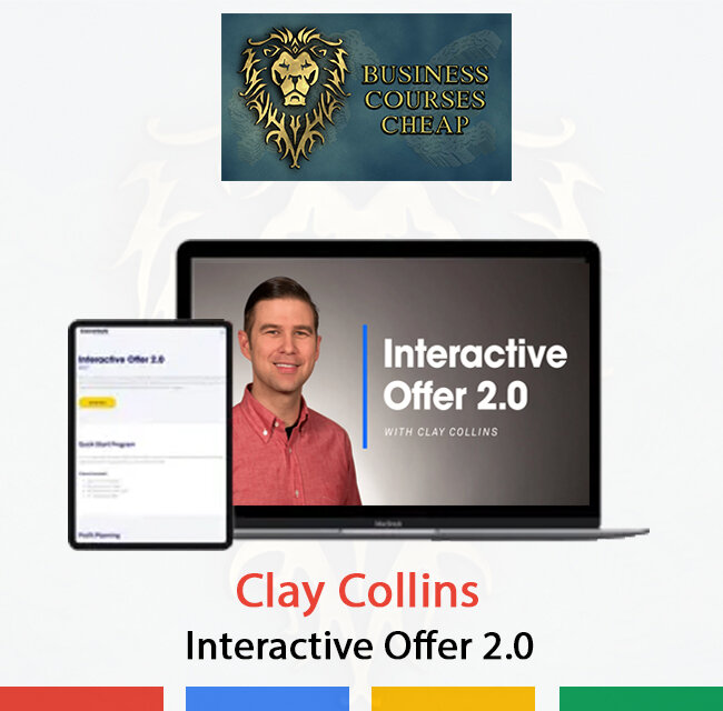 CLAY COLLINS - INTERACTIVE OFFER 2.0  HI GUYS!
THANKS For Watching My Post! SELLING BUSINESS courses for CHEAP rates. Best Prices For The Best Courses! Any Proofs Greetings. HOW TO DO IT:
1.