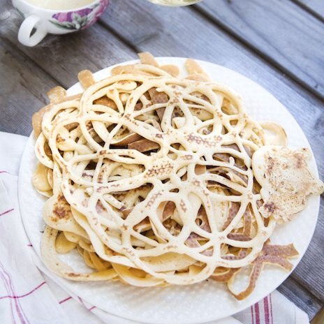     Масленица! День четвертый: разгуляй. Готовим блины-«паутинки»