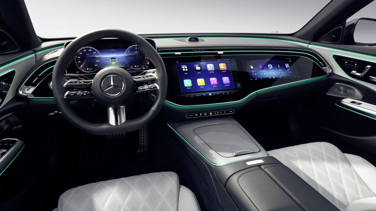    Интерьер нового Mercedes-Benz E-Class. Фото Mercedes-Benz