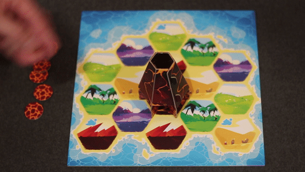 "А вот так в игре работает вулкан."