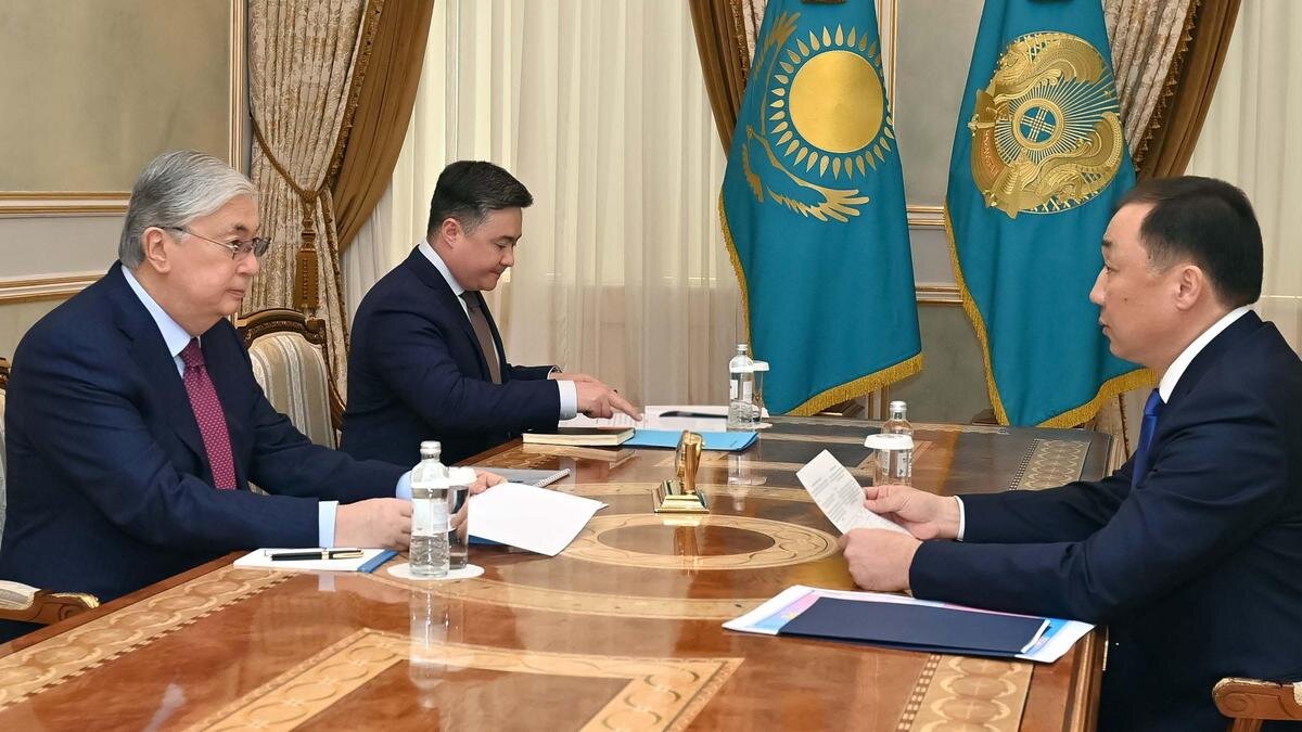    Нурлан Сауранбаев на приеме у Касым-Жомарта Токаева:Акорда