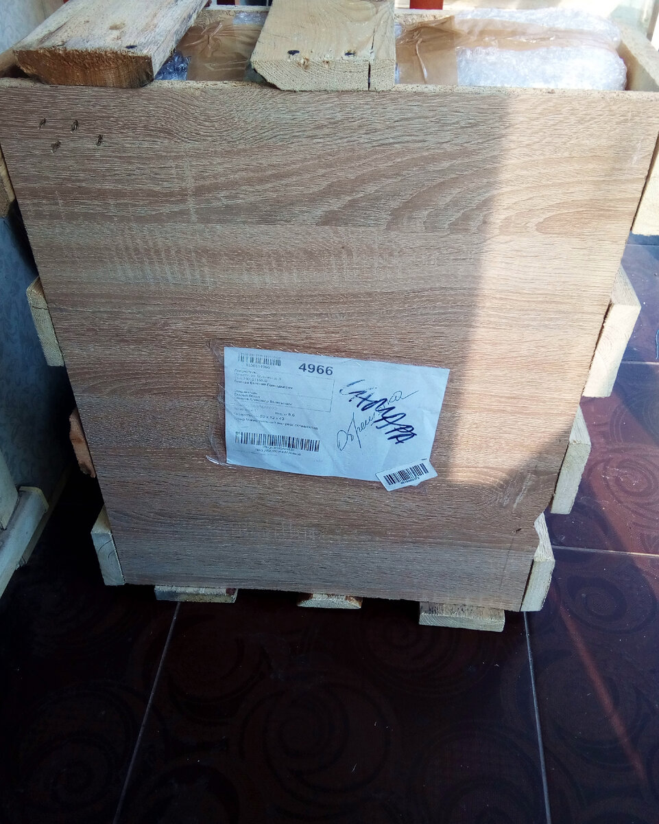 Sony EX-1K. Ещё в обрешётке. Начинаю распаковку.