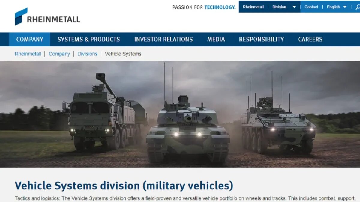 Фото: сайт Rheinmetall