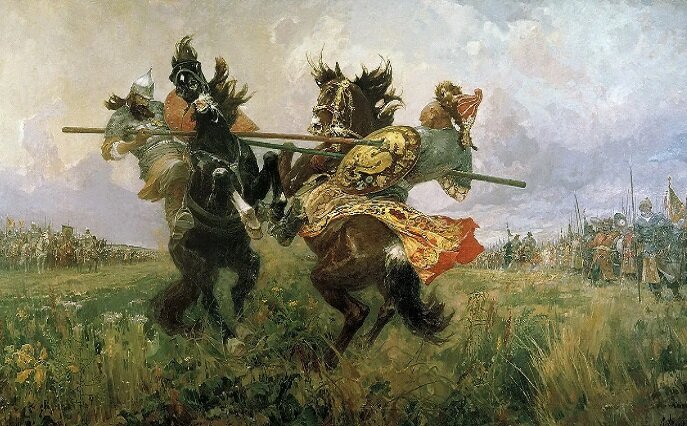 Фаза роста у русских: На Поле Куликовом (1380г) погибло 5% всего тогдашнего населения Владимиро-Суздальской Руси - это ужаснее Сталинградской битвы. (Авилов\Татищев)