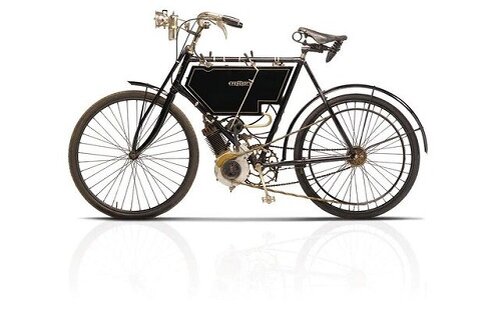 в 1898 году Peugeot представила свой первый мотоцикл с двигателем объемом 198 см3 и мощностью 1,5 л.с.