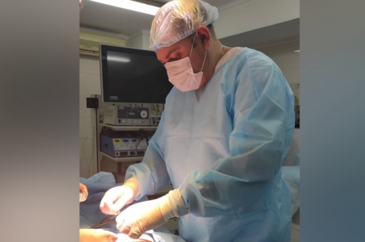    Томские хирурги прооперировали ребенка, родившегося без части пищевода