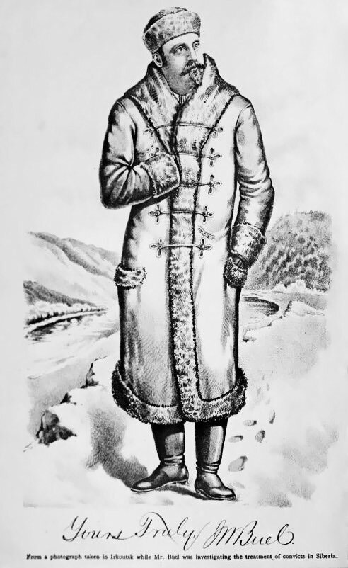 Джеймс Уильям Бьюэл. Здесь и далее иллюстрации из книги: Buel, J. W. Russian nihilism and exile life in Siberia, 1883