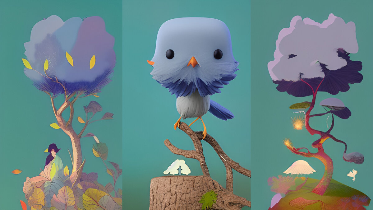 Птичка сидит на ветке или стоит?