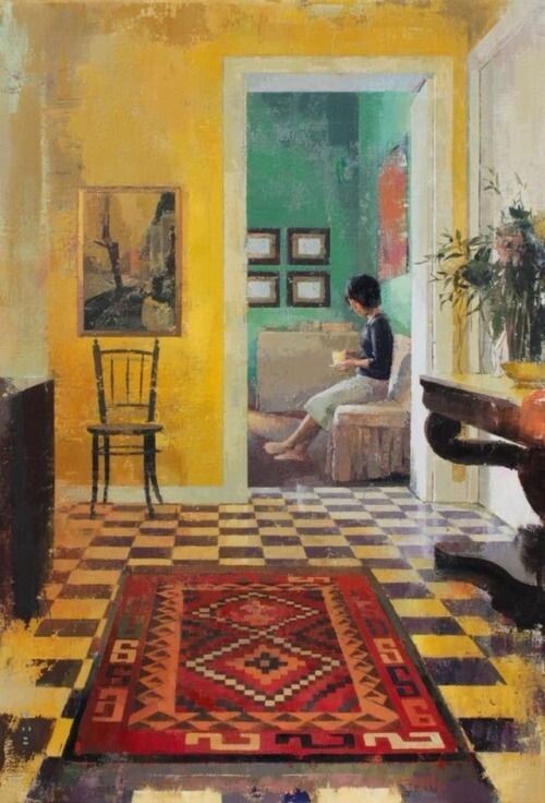 Keiko Ogawa, “Tea, Yellow House” 