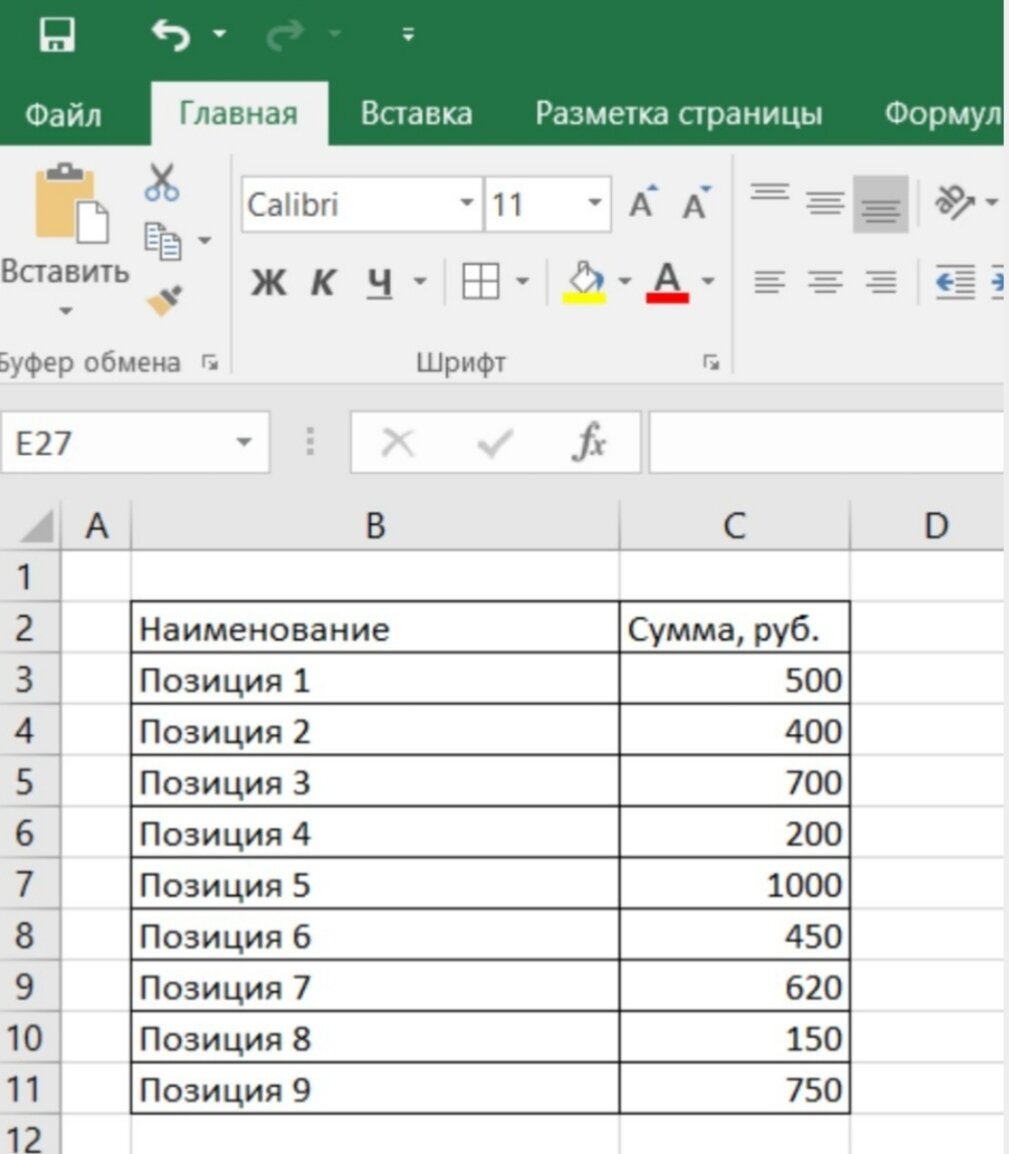 Таблица 1.2. Таблица после обработки.