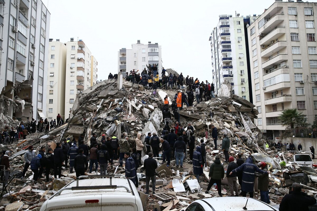 Турция землетрясения 2023 февраль