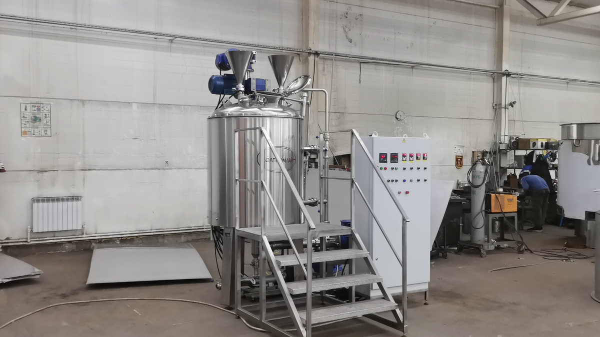 Фото гомогенизатора УГ-ГУРТ-0,5м³ для бытовой химии и косметики