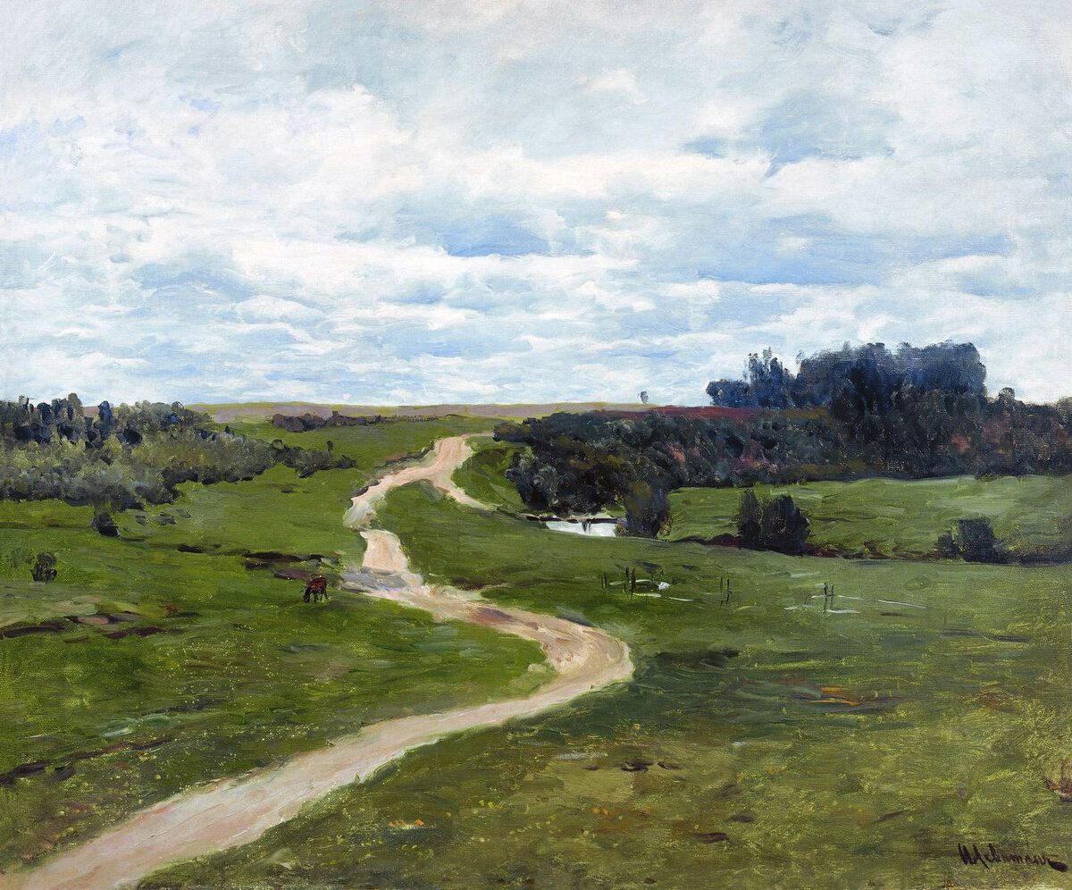 "Дорога", И.И. Левитан, 1898. Ивановский областной художественный музей.