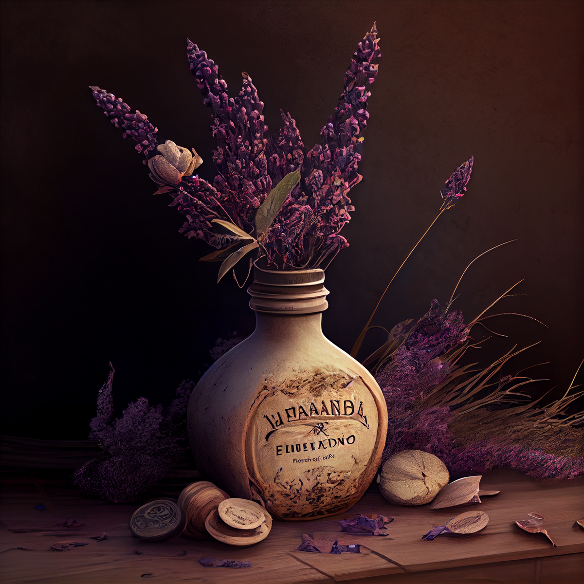 Веточка лаванды