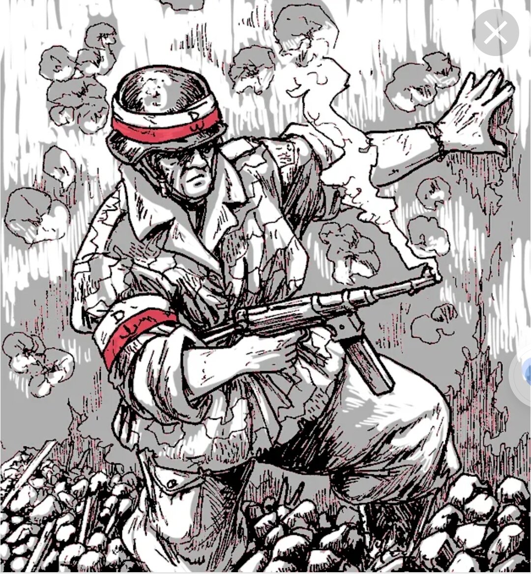Изображение боевика ВК из сети интернет
