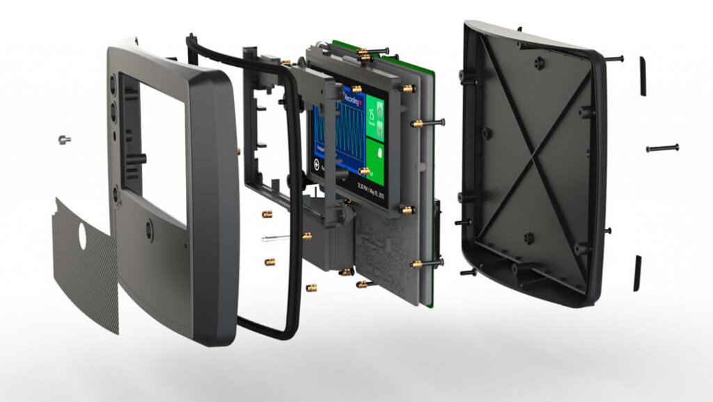 Демонстрация составляющего электронного устройства