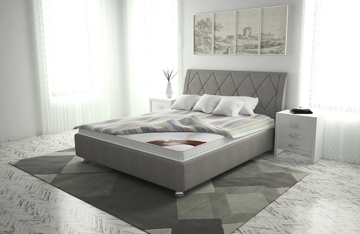 Удачно распределенное свободное пространство — с кроватью «Верона» от мебельной фабрики Sarma