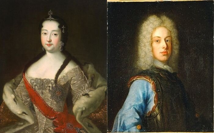Анна Петровна и Карл Фридрих.