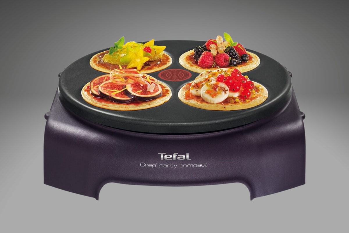 Рецепт теста для электроблинницы. Электрическая блинница Tefal Crep'Party Compact py559312. Блинная панельная. Tefal py 6044 Crep'Party Dual обзоры. Как готовить на электроблиннице блины.