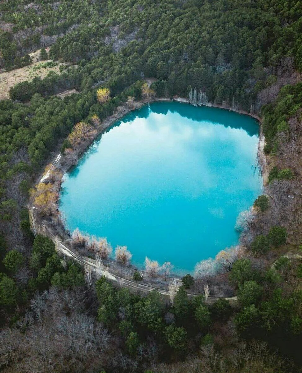 голубые озера в крыму