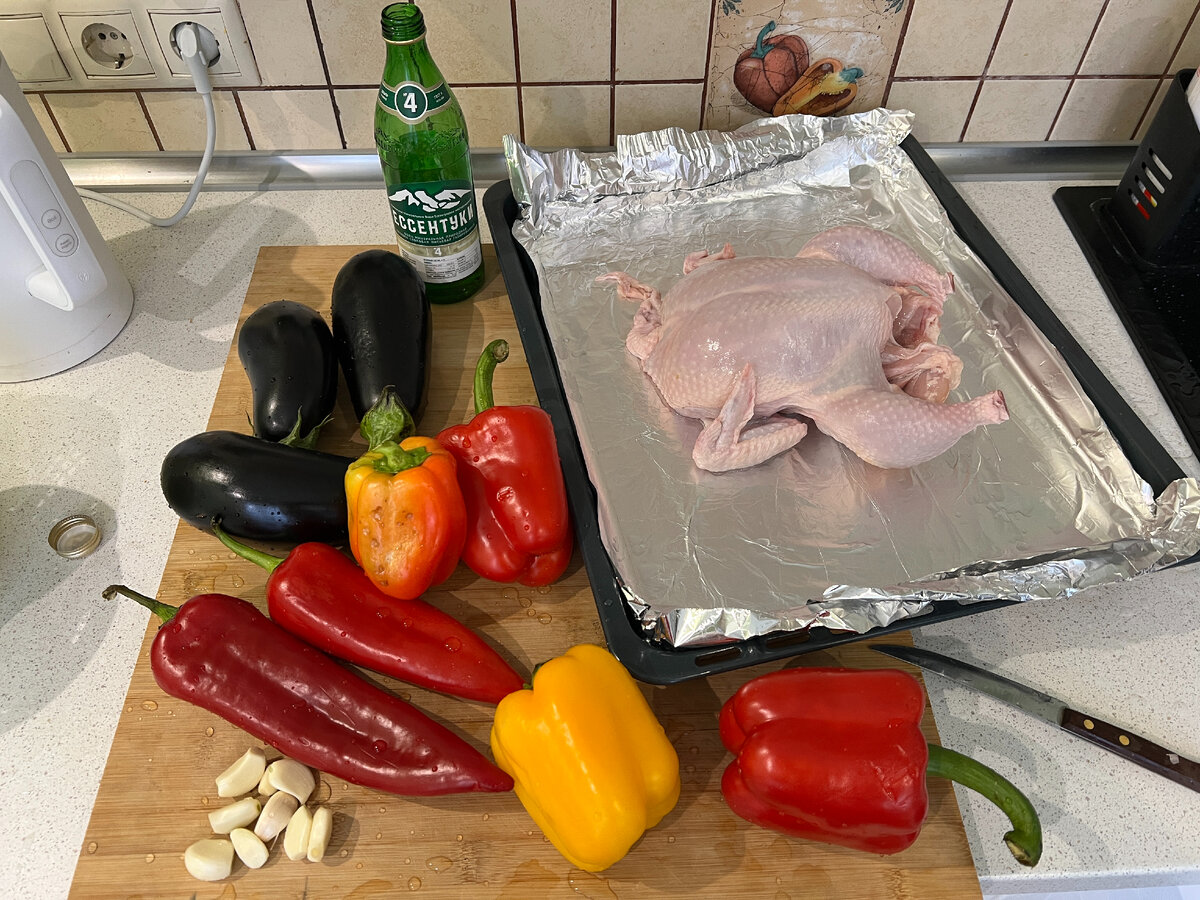 Курица с овощами