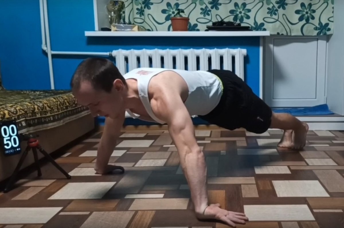    Тагильчанин установил мировой рекорд по отжиманиям