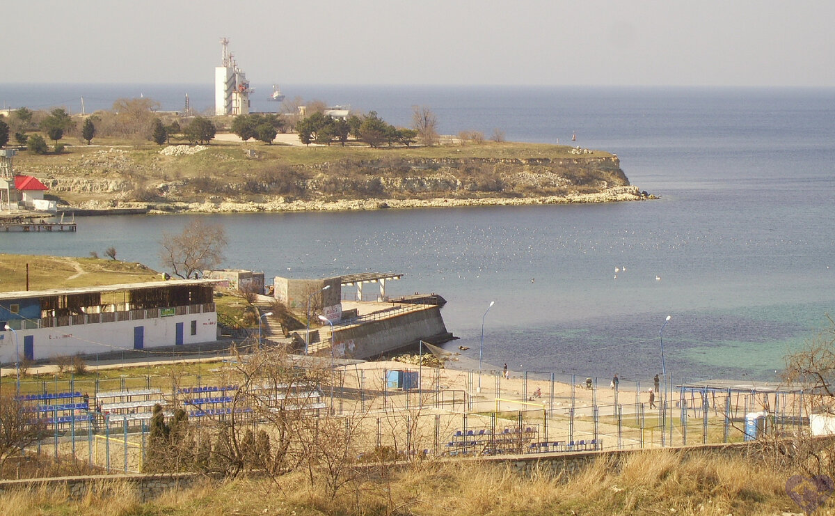 Пляж Солнечный до реконструкции