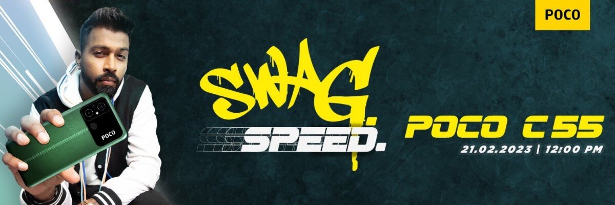 Тизер презентации Poco C55