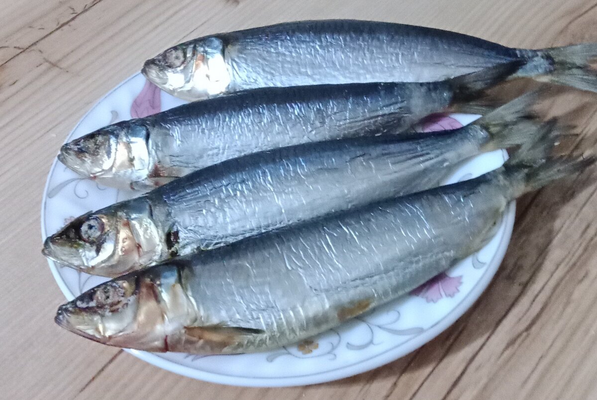 Моя вяленая сардина. Фото автора.