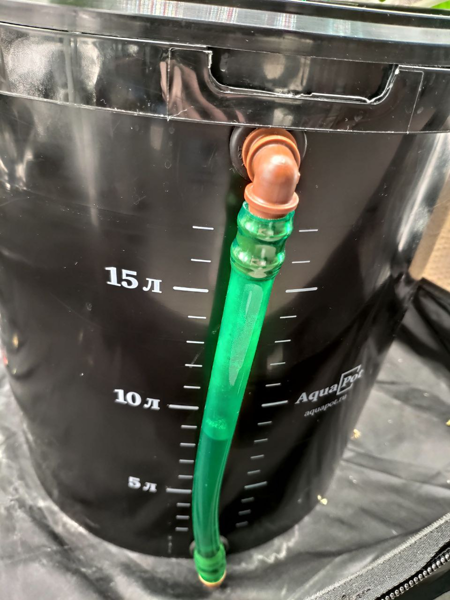 Сборка AquaPot. Уровнемерная трубка