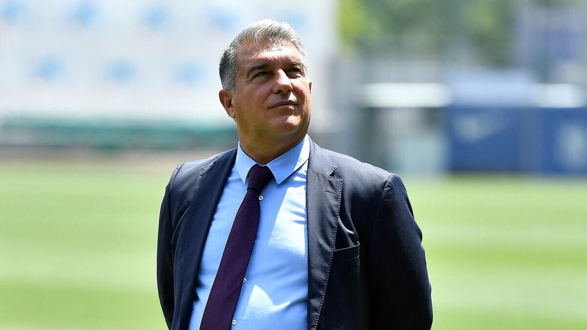    Президент "Барселоны" Жоан Лапорта© AFP 2023 / PAU BARRENA