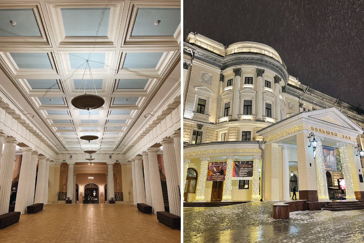 На фото слева вестибюль консерватории