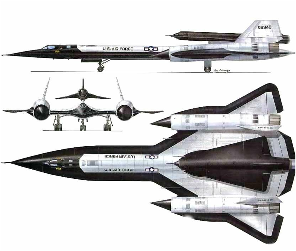 Размещение D-21 на M-21 «Blackbird».