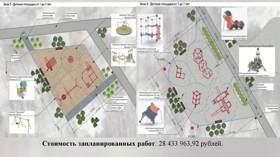     Такой слайд, касающийся парка им. Гагарина, демонстрировал в гордуме главный по благоустройству Юрий Фурфурак.