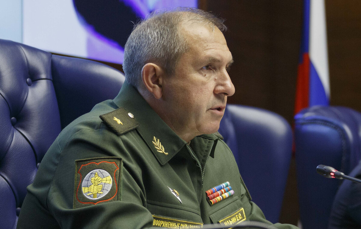    Первый замначальника Главного управления международного военного сотрудничества Минобороны РФ Евгений Ильин  Алексей Ерешко/пресс-служба Минобороны РФ/ТАСС