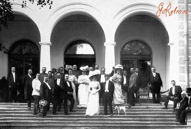 Стенбок-Ферморы принимают гостей в своем имении в Лахте. Фото: etoretro.ru 