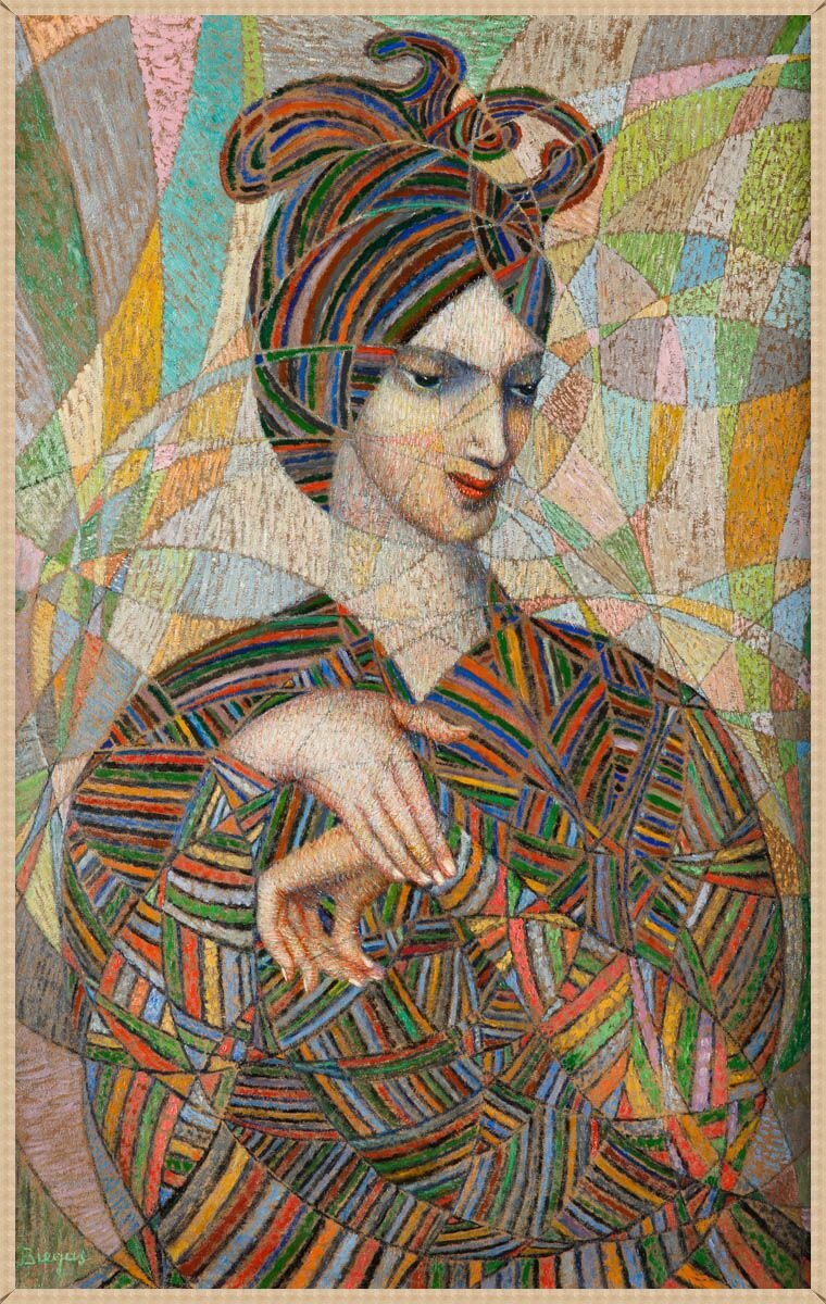 © Болеслав Бегас (Bolesław Biegas).  Восточная танцовщица, 1923 год.