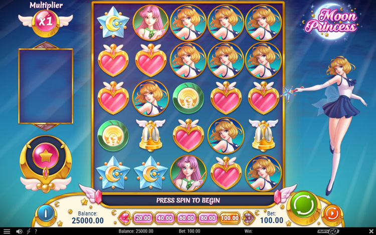 moon princess игровой автомат
