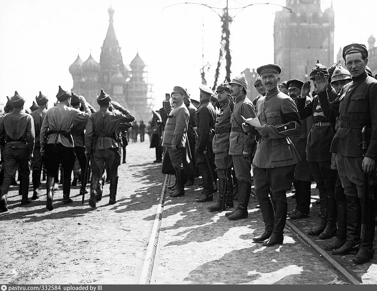 Красная ар. Москва 1922 год. Парад РККА на красной площади 1920. РККА В Москве 1920.