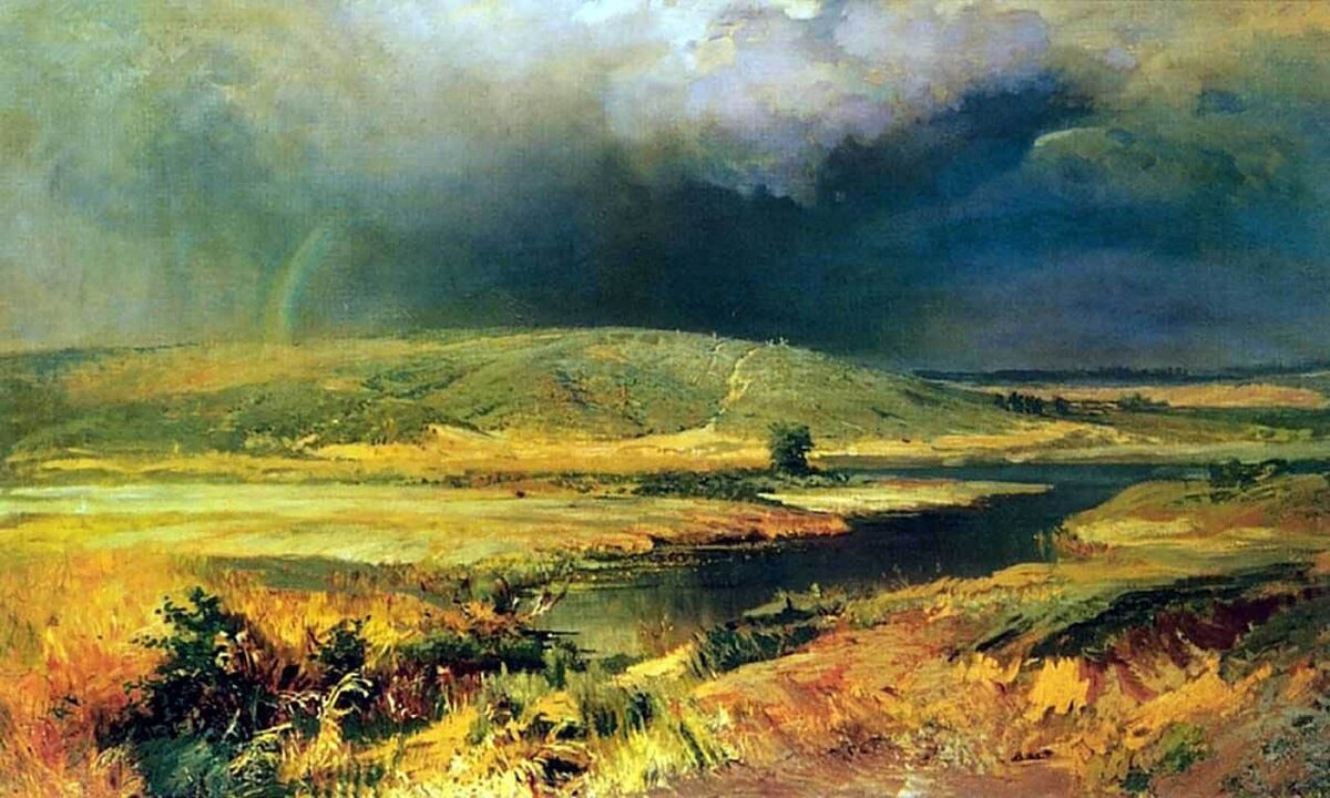 Ф. Васильев Волжские лагуны 1870 г. взято из Яндекс картинки