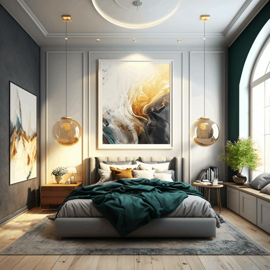 5 советов как выбрать идеальную картину для интерьера спальни