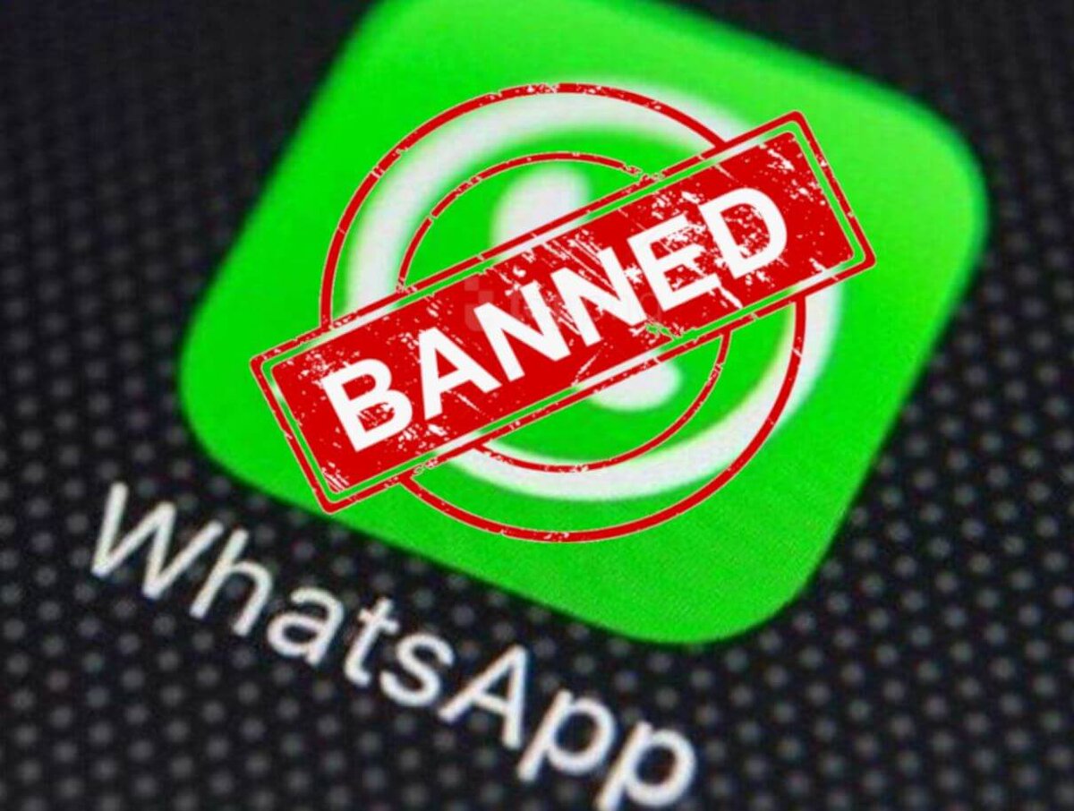    Ватсап могут заблокировать, если используете сторонние приложения