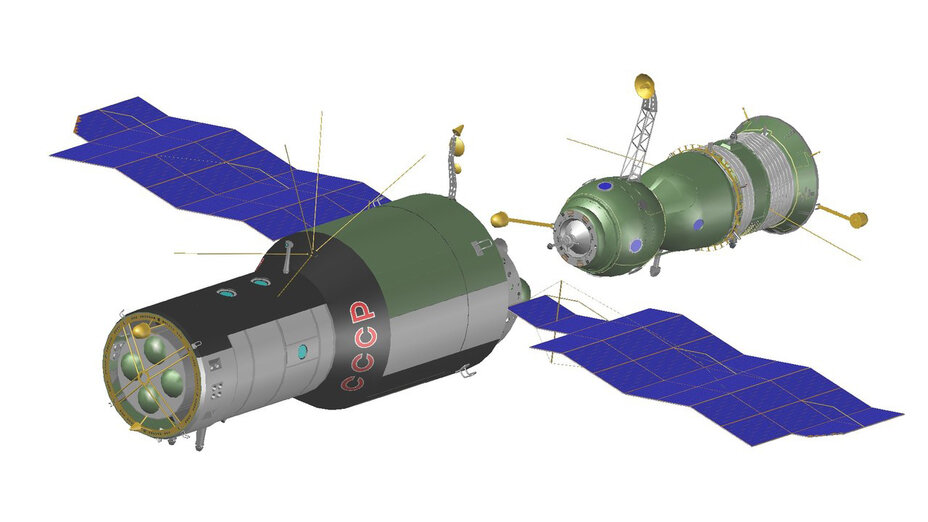 рис.1 Салют-3 или ОПС-2