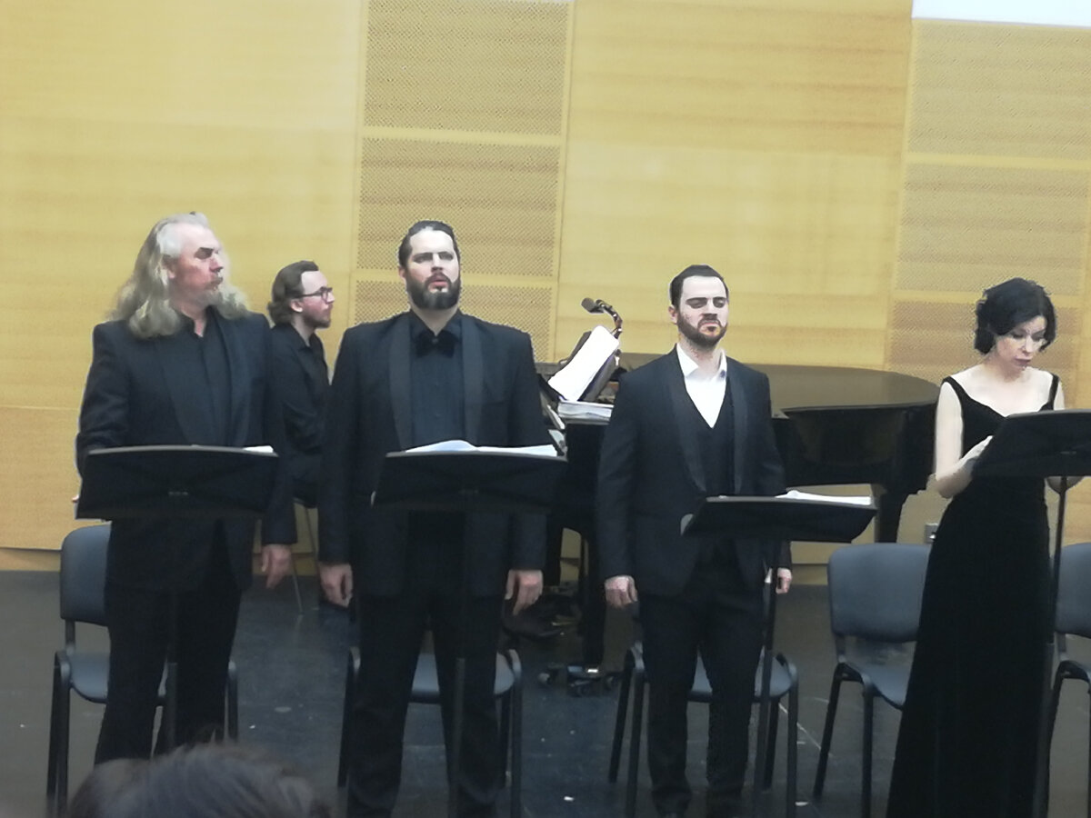 В.Феляуэр, Я.Стрижак, Г.Абдулов, Е.Гончарова
