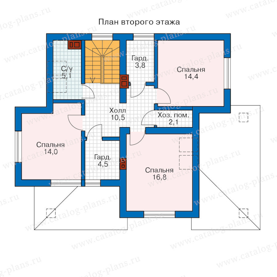 64-81 - Проект двухэтажного дома в стиле 